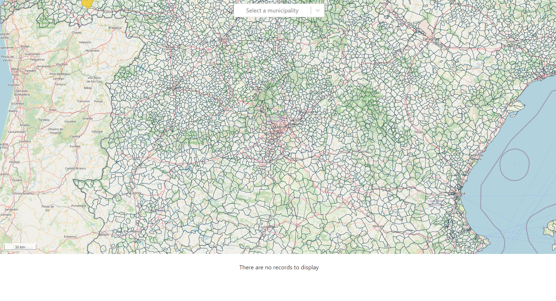 Main view of the LEC tool